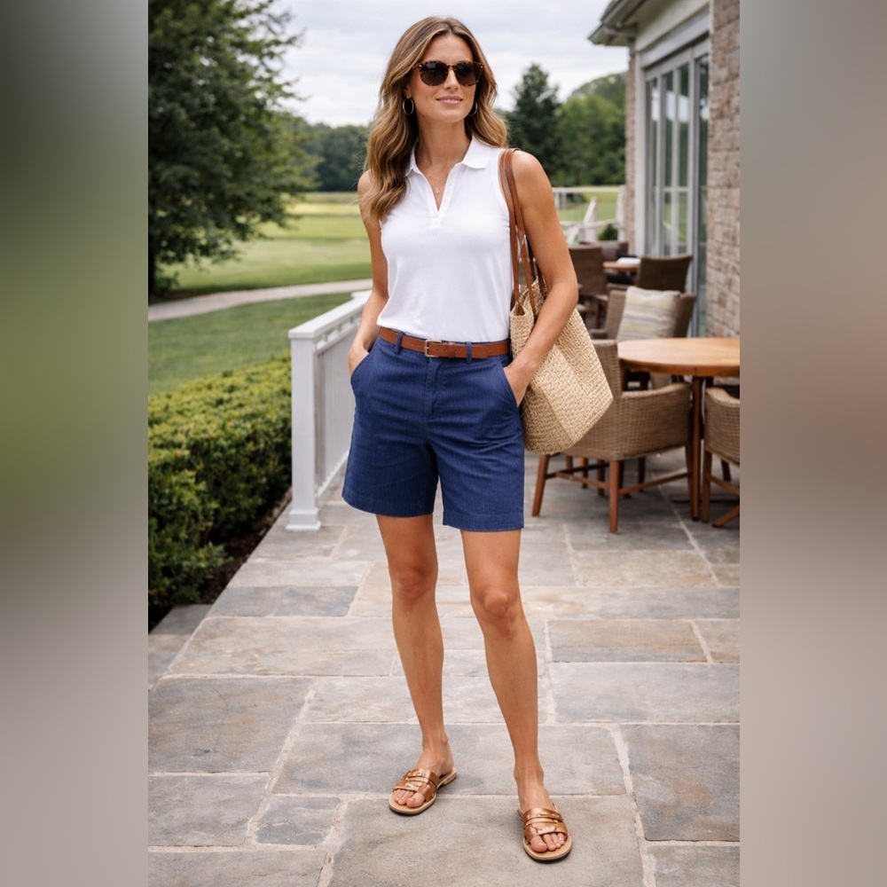 Banana Republic Navy Women's Bermudas-size 28/6